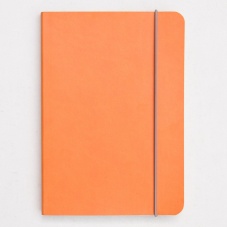 Caroline Gardner Orange Heart Print A5 Notebook